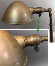 画像14: 1910-20's "O.C.White" Brass Telescopic Desk Lamp (14)