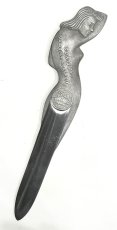 画像4: 1920-40's "Art Deco Nude Lady" Aluminum Letter Opener (4)