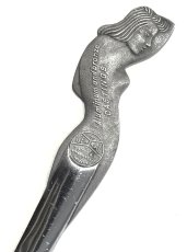 画像3: 1920-40's "Art Deco Nude Lady" Aluminum Letter Opener (3)