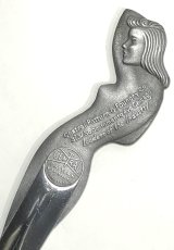 画像2: 1920-40's "Art Deco Nude Lady" Aluminum Letter Opener (2)
