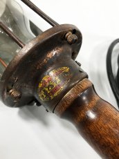 画像4: 1920-30's【BULLDOG】Wood Handle Trouble Light (4)