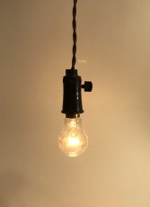 画像3: 1950-60's "Bare bulb" Bakelite Pendant Lamp【B22】 (3)