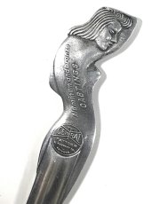 画像5: 1920-40's "Art Deco Nude Lady" Aluminum Letter Opener (5)