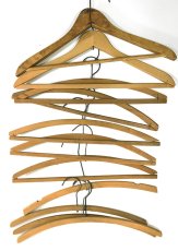 画像7: 11-sets "Advertising" Wood Hangers (7)