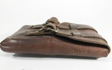画像8: 1940's Saddle Leather Belt Pouch  (8)