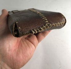画像4: 1940's Saddle Leather Belt Pouch  (4)