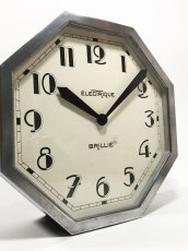 画像2: 1930's French "BRILLIE" Octagon Wall Clock (2)