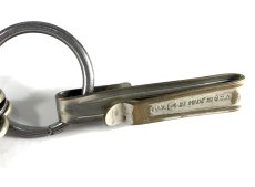 画像3: Early-1920's Brass "BELT CLIP" with Key Ring (3)