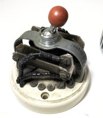 画像12: 1930-40's "RED-Knob" Dimmer Light Switch (12)