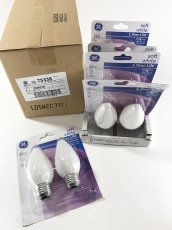 画像2: ☆新品色☆ White Candle Light Bulb【5パック = 10個】 (2)