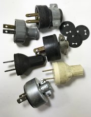 画像2: 6-set Vintage Electric Plugs (2)