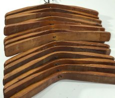 画像5: 【Curtis-Leger Fixture Co. CHICAGO】 1900'-20s “VERY THICK !!” Solid Wood Hangers バラ売りです。 (5)