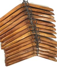 画像3: 【Curtis-Leger Fixture Co. CHICAGO】 1900'-20s “VERY THICK !!” Solid Wood Hangers バラ売りです。 (3)