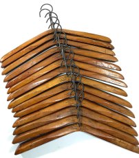 画像2: 【Curtis-Leger Fixture Co. CHICAGO】 1900'-20s “VERY THICK !!” Solid Wood Hangers バラ売りです。 (2)