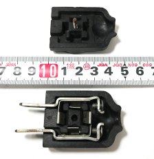 画像4: 1920-30's Black Electric Plug with 2-Outlets (4)