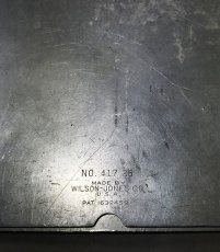 画像4: 1920's 【Wilson-Jones Co.】 "Machine Age" Aluminum Riveted BINDER (4)