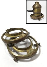 画像1: 1890-1910's Brass Shade fitters light fixture parts 【バラ売り】 (1)
