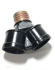 画像3: 1910-20’s 【HEMCO】Bakelite Double Socket Splitter (3)
