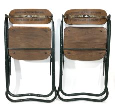 画像3: 1940-50's ☆BIENAISE☆ Folding Chair 【２脚セット】 (3)