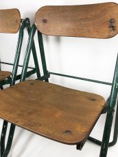 画像17: 1940-50's ☆BIENAISE☆ Folding Chair 【２脚セット】 (17)