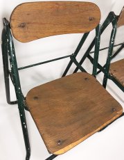 画像14: 1940-50's ☆BIENAISE☆ Folding Chair 【２脚セット】 (14)