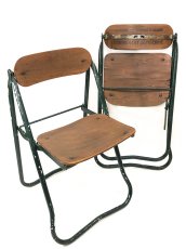 画像2: 1940-50's ☆BIENAISE☆ Folding Chair 【２脚セット】 (2)