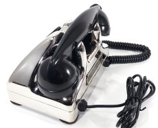 画像10: - 実働品 -  1940's U.S.ARMY Chromed Telephone ☆ ROYAL CHROME ☆ ☆ バックプレート付き ☆ (10)