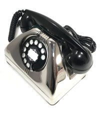 画像5: - 実働品 -  1940's U.S.ARMY Chromed Telephone ☆ ROYAL CHROME ☆ ☆ バックプレート付き ☆ (5)