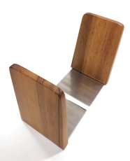 画像2: 1950-60's “Mid Century” Teak Wood Bookends (2)