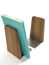 画像9: 1950-60's “Mid Century” Teak Wood Bookends (9)