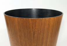 画像6: 1950-60's “Mid-Century Modern” Teak Wood Waste Basket (6)