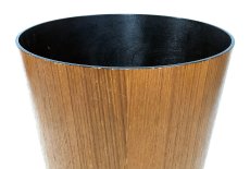 画像8: 1950-60's “Mid-Century Modern” Teak Wood Waste Basket (8)