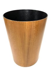 画像3: 1950-60's “Mid-Century Modern” Teak Wood Waste Basket (3)