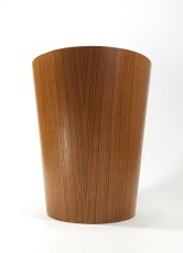 画像10: 1950-60's “Mid-Century Modern” Teak Wood Waste Basket (10)