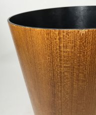 画像7: 1950-60's “Mid-Century Modern” Teak Wood Waste Basket (7)