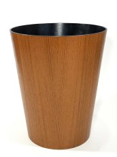 画像3: 1950-60's “Mid-Century Modern” Teak Wood Waste Basket (3)