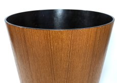 画像4: 1950-60's “Mid-Century Modern” Teak Wood Waste Basket (4)