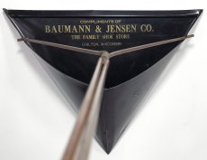 画像4: 1930-40's 【Baumann & Jensen Shoe Store】 Advertising Dust Pan (4)