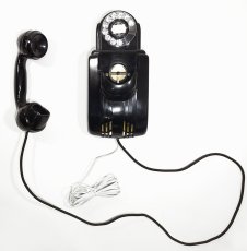 画像4: - 実働品 - （ひかり電話可） Early-1930's “Very!! Art Deco” Streamlined Bakelite Telephone (4)
