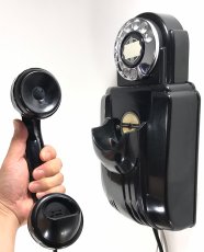 画像12: - 実働品 - （ひかり電話可） Early-1930's “Very!! Art Deco” Streamlined Bakelite Telephone (12)