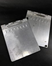 画像1: 1940-50's【American Hospital Supply Co.】 "Machine Age" Aluminum Riveted BINDER (1)