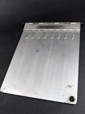 画像3: 1940-50's【American Hospital Supply Co.】 "Machine Age" Aluminum Riveted BINDER (3)