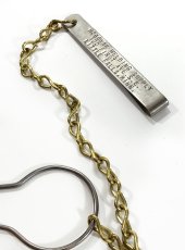 画像1: 1930-40's “Money Clip” or "BELT CLIP" with Brass Chain (1)