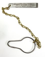 画像2: 1930-40's “Money Clip” or "BELT CLIP" with Brass Chain (2)