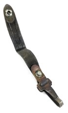 画像2: 1920's  Leather Belt Strap with Metal Clip Key Holder (2)