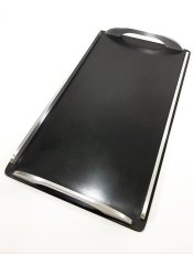 画像3: 1930-40's “Art Deco”  Cocktail Serving Tray  【BLACK × SILVER】 (3)