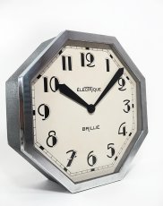 画像1: 1930's French "BRILLIE" Octagon Wall Clock 【超・Mint Condition】 (1)