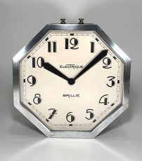 画像5: 1930's French "BRILLIE" Octagon Wall Clock 【超・Mint Condition】 (5)