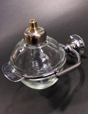 画像2: 1910-20's "N.Y." Glass Liquid Soap Dispenser (2)