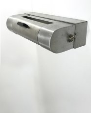 画像2: 1930-40's Art Deco "Brushed-Aluminum" Reading Light (2)